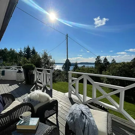 Ferienhaus Sea Views And Forest Tranquility At Rodtangen Holmsbu
