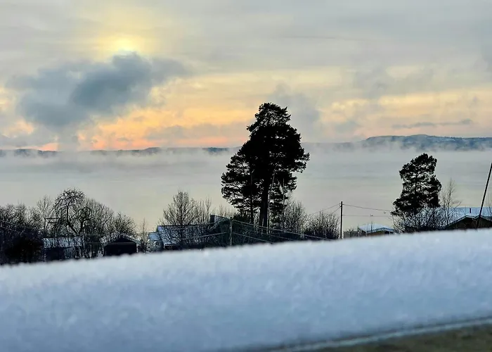 Sea Views And Forest Tranquility At Rodtangen Feriehus *